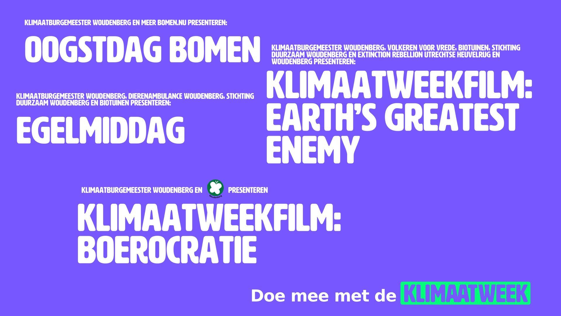 Klimaatburgemeester Woudenberg / XON